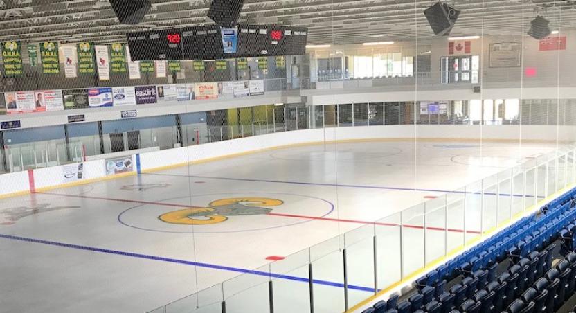 hockey arena interior