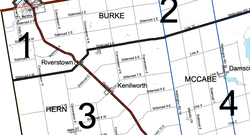 snapshot of ward map